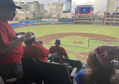 Arc Adventure Club participants at the Chihuahuas in a Suite provided by Bravo Cadillac